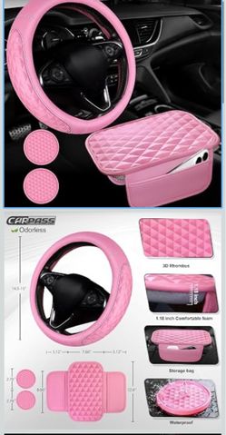 PINK Car Accessories (swipe to see all)