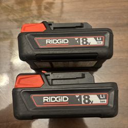 Ridgid 2.5 Ah Batteries 