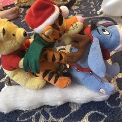Pooh, Tigger, Eeyore sleigh riders The Dance And Sing