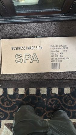 Spa Business Image Sign