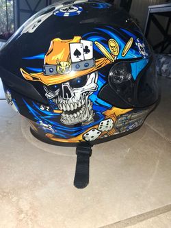Medium size motorcycle helmet