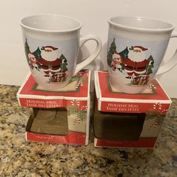 Pair Christmas Mugs
