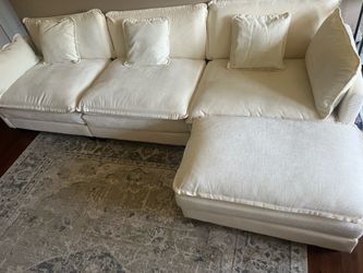 L shaped sectional cloud couch