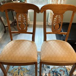 Ethan Allen Pineapple Dining/Side Chairs
