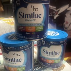 Baby Formula Blue Can