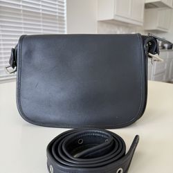 Coach Patricia Legacy Black Messenger Bag