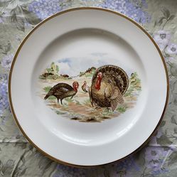 Vintage Sheffield Ceramic Turkey Platter