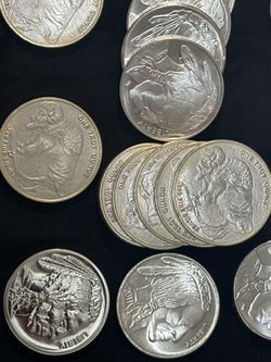 Roll of 20 silver buffalo rounds