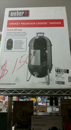 Brand new in box webber smoker
