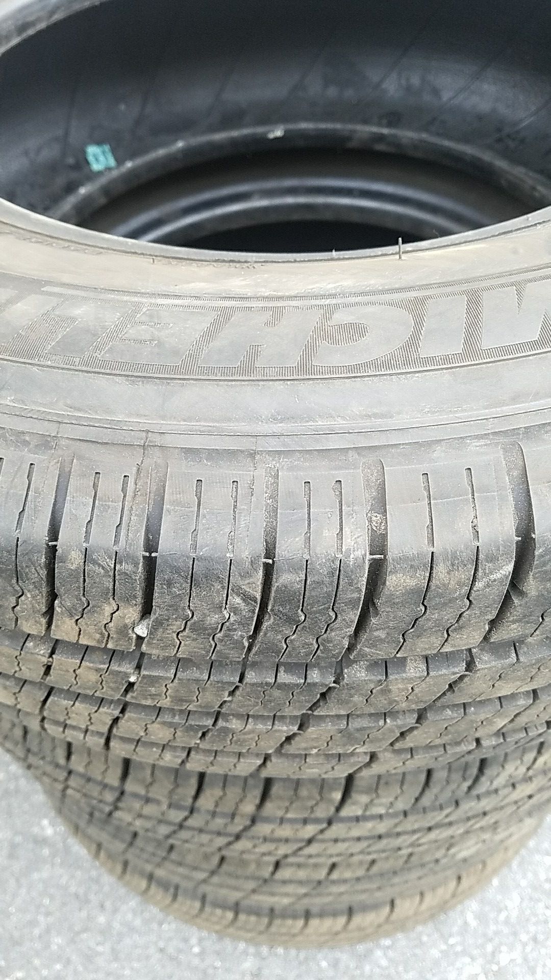 Used tires a set of 195 70 14 michelin