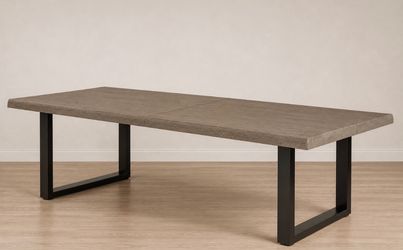 Acacia wood dining table
