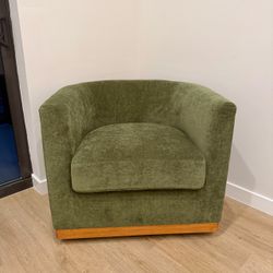 New Green Swivel Accent Chair