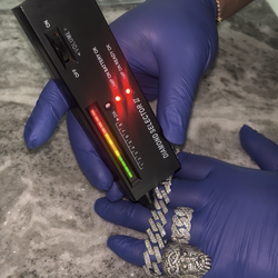 Moissanite 14MM Cuban Link Bracelet