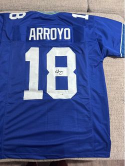 Elijah Arroyo Signed Autograph Custom Jersey-JSA Coa- Seattle Seahawks