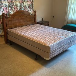 Queen Size Bed Frame, And Headboard