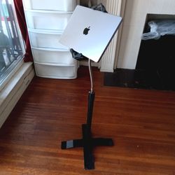 Floor Tablet Holder Stand - Size Large 12" 5ft Height