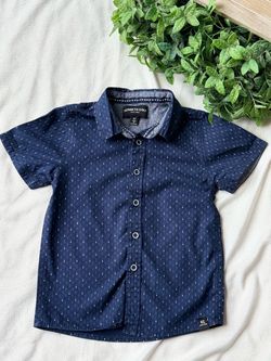 Kenneth Cole 3T Short Sleeve Button Down Shirt