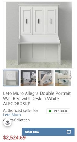 BRAND NEW IN BOX FULL SIZE MURPHY BED