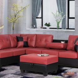 Brand New Sectional With The Ottoman Included In Stock Fast Delivery Or Pick Up 