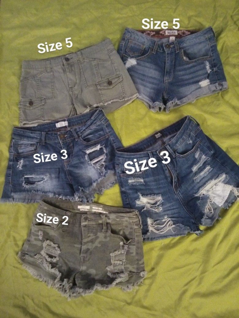 Shorts, $5 each
