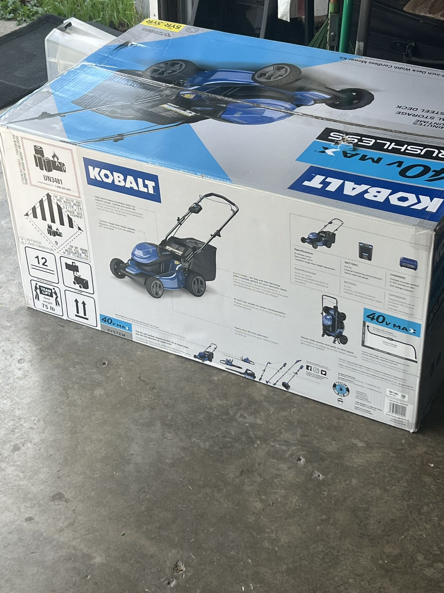 Kobalt Electric Lawn Mower 