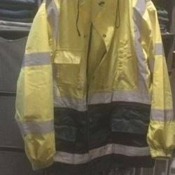 Reflective Winter Rain Jacket