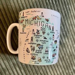 Jumbo Michigan Coffee Mug