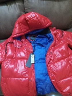 Akoo Jacket Red Puffy