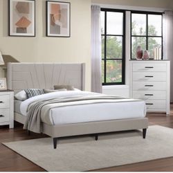 Queen Size Bed Burlap Fabric 