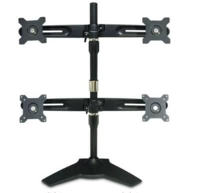 Planar Dual Monitor Stand, Black (Retail $175+) NEW IN BOX