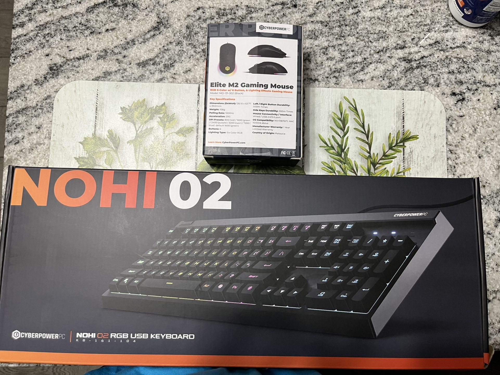 Cyberpower Mouse and Keyboard Wired