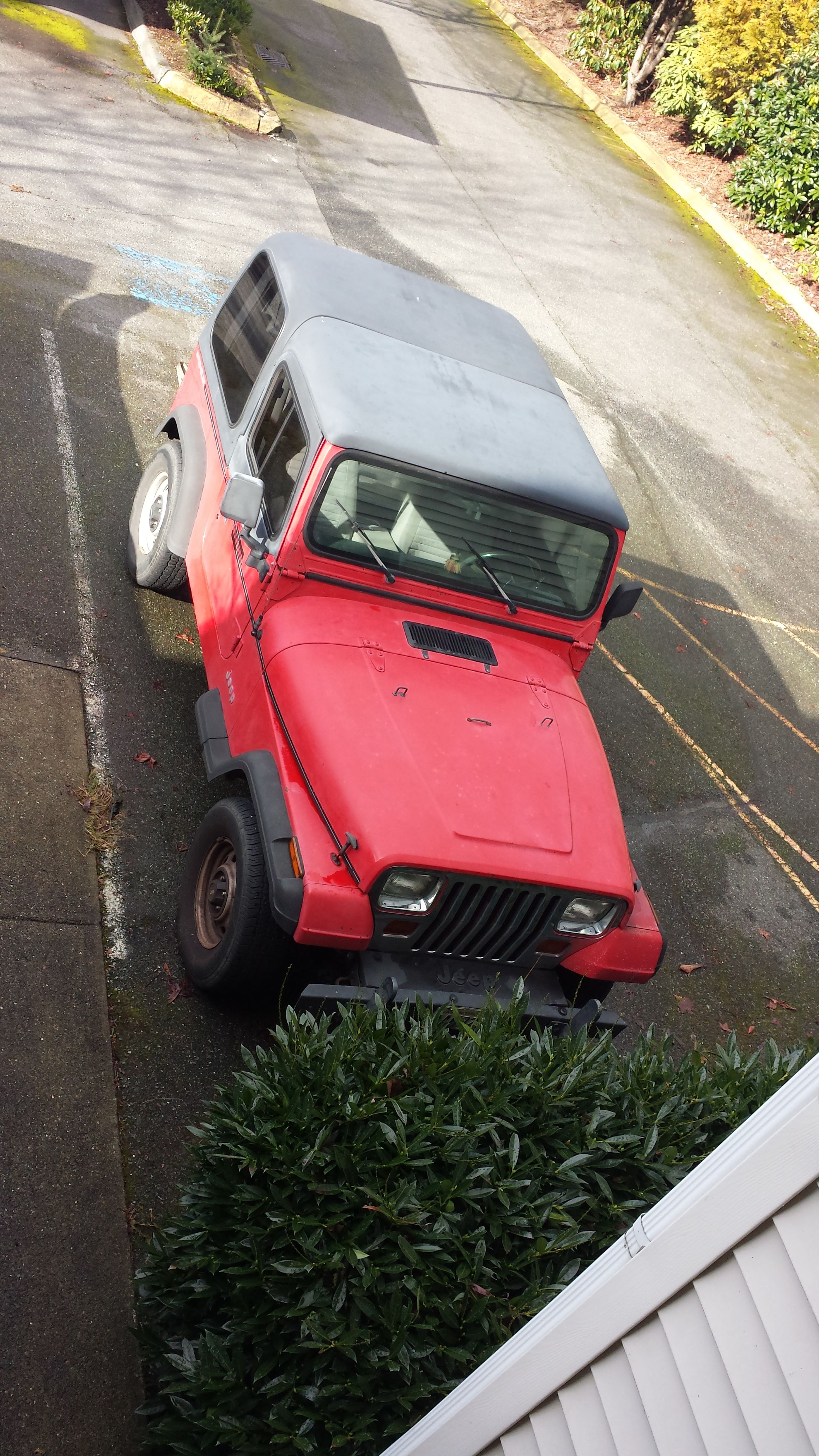 Today only sale, 1992 jeep wrangler YJ, 2 piece removable hardtop