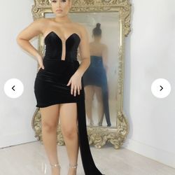 Black formal dress