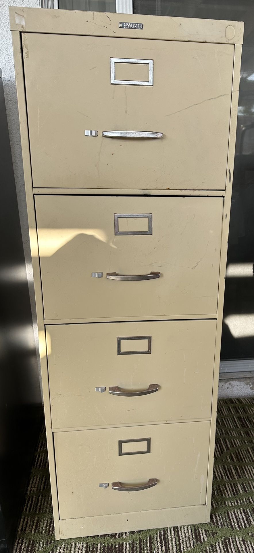 File Cabinet Beige