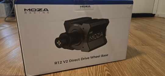 Moza R12 V2 Wheel Base and KS Steering Wheel
