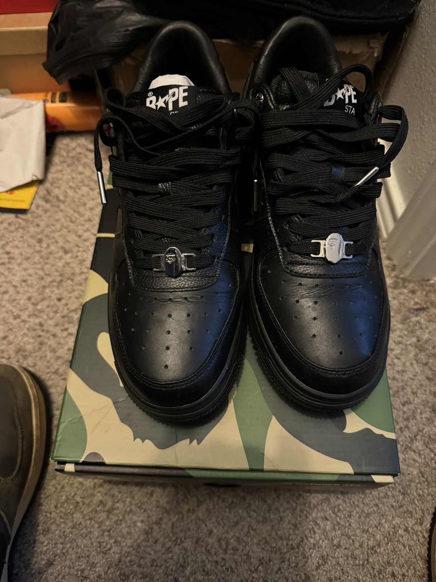 Bape Triple black Size 10