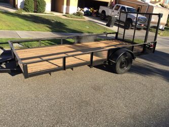 14x6 ft trailer Polaris razor 4 seater