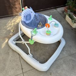 Ingenuity Smooth Strides Activity Walker - Developmental Walker - Chambray - 6M-12