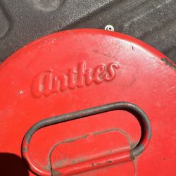 Vintage Anthes Headlight And Buld Storage Container Comes With Headlight And Dome Bulbs Cool Piece