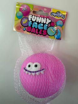 Funny face squishy ball