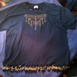 Native American Embellished Ladies T-shirt 