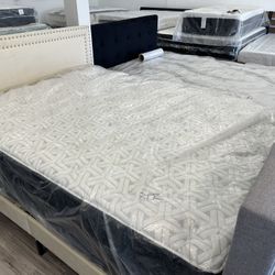 New 15” Queen CoolGel Hybrid Mattress - $0 Down, Flexible Payments