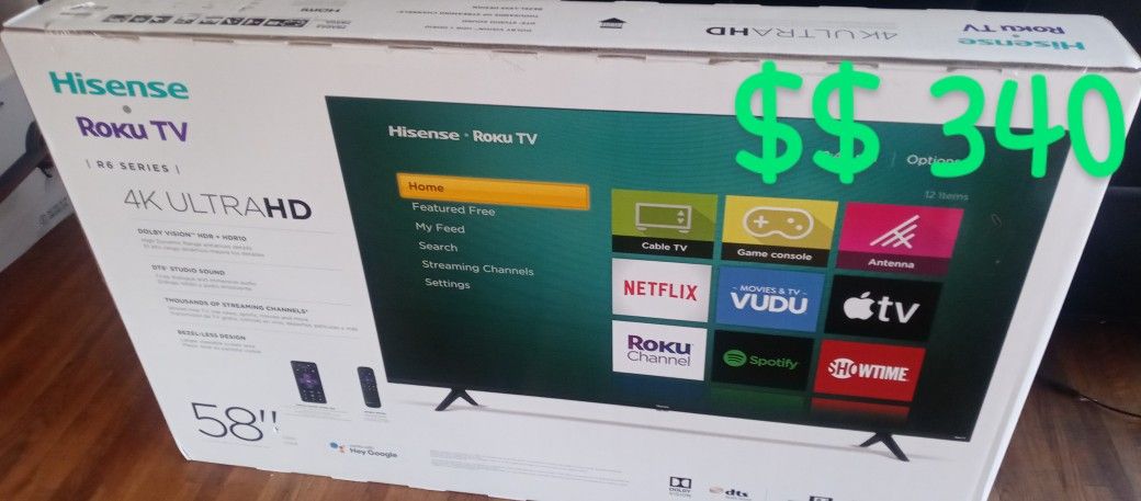 Hisense + Roku TV 