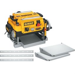 15 Amp Corded 13 in. Heavy-Duty 2-Speed Bench Planer with (3) Knives, In Feed Table and Out Feed Table