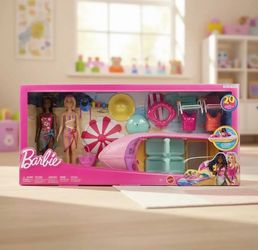 New! Barbie Lake Adventure Playset