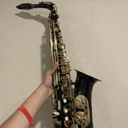 Black/Gold Alto Saxophone for sale!