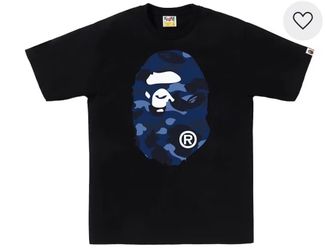 New Blue Camo Head T-Shirt