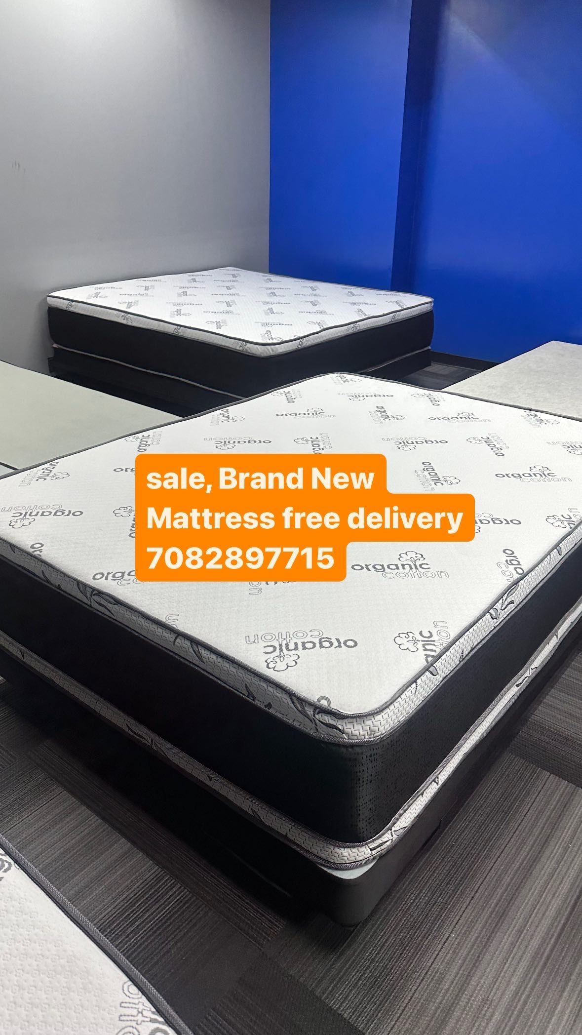 Huge sale for Mattress And Box Twin size mattress and box 150.$ full 190$ Queen 200$ king 290$. Mattress And Box and frame and headboard. King 580$ Qu