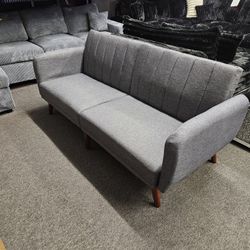 Brand New Grey Futon Linen Fabric $179