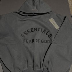 Jet Black Essential Hoodie